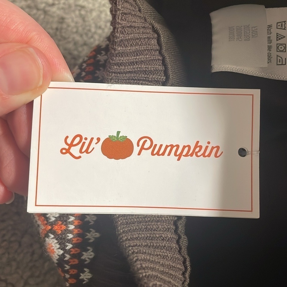 Gymboree 2021 Little Pumpkin Unisex Fall Hat | NWT 12-24 Months - Picture 5 of 6